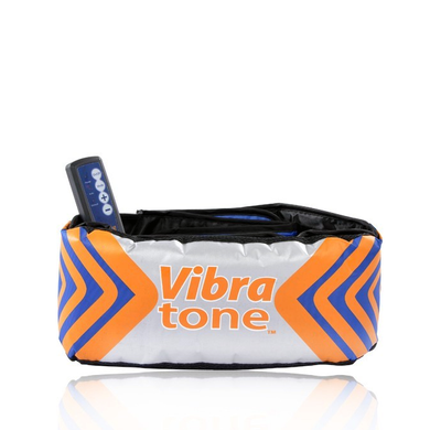 Антицелюлітний електричний пояс-масажер для схуднення Vibro Tone W-20, Разноцветный