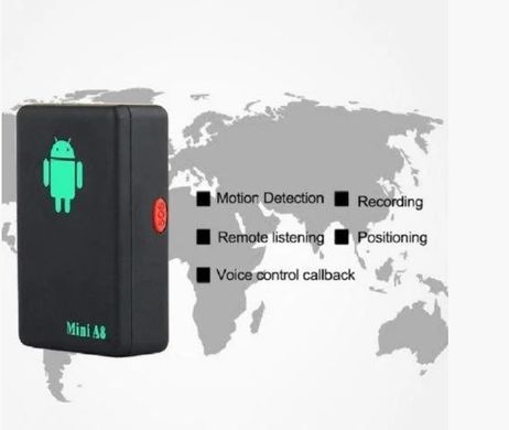 GPS трекер маячок с микрофоном Mini A8 определяет координаты по GSM с прослушкой