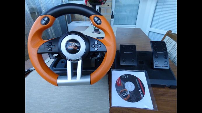 Проводной руль SPEEDLINK Drift O. Z. Racing Wheel PC Black, Коричневый