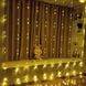 Гирлянда-штора Водопад 2х2 м, 160 LED световой занавес со статическим режимом, теплый свет