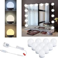 Підсвічування для дзеркала Mirror lights-meet different на 10 LED лампочок 3DTOYSLAMP