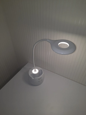 Настольная аккумуляторная сенсорная светодиодная LED лампа TaigeXin Tgx-772 White, Белый