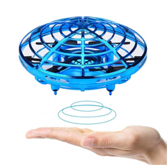 Квадрокоптер мини "Летающая тарелка" ручной дрон UFO