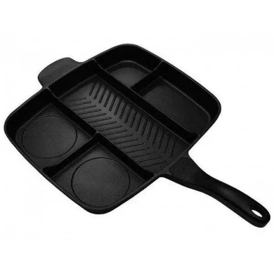 Сковорода Magic Pan 5в1, меджик пен, сковорода гриль многофункциональная, Черный