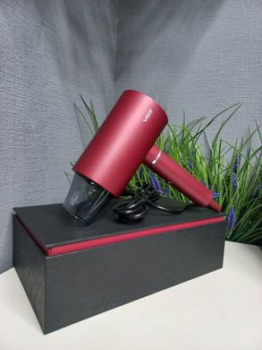 Красный Профессиональный фен для волос VGR V-431 мощностью 1600-1800 Вт