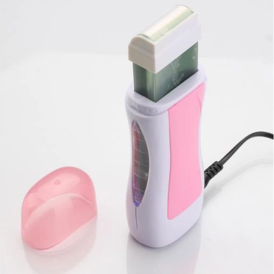 Воскоплав касетний для депіляції Yre на 100мл. (рожевий з білим), 40 Вт, Светло-Розовый