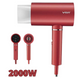 Червоний професійний фен для волосся VGR V-431 потужністю 1600-1800 Вт