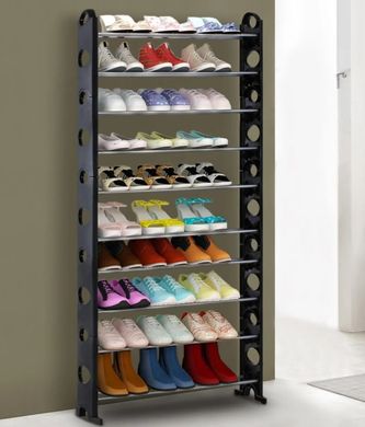 Полка для обуви Shoe rack (10 полок, 30 пар) (25Wх7.9"Dх60.6H) 8060