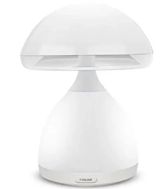 Детский ночник лампа Грибок 7 LED цветов аккумуляторный USB светильник игрушка HUIAN 7C LAMP HC-868, Белый