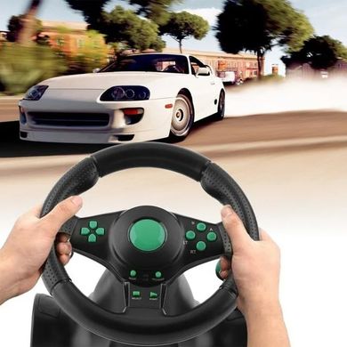 Руль игровой с педалями Vibrating Wheel PS3 PC USB