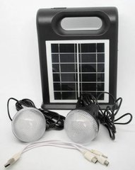 Портативная встроенная солнечная панель фонарик Power Bank Cclamp CL-12, Черный