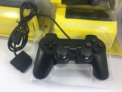 Джойстик PS2 проводной SONY label (желтый блистер), Черный