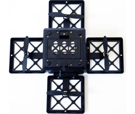 Портативный квадрокоптер Black Knight Cube 414 WiFi камера, Черный