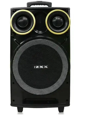 Мощная портативная акустическая система ZXX-9191 Активная колонка-комбик с подсветкой пультом и микрофонами