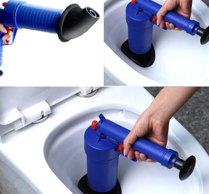 Toilet dredge GUN BLUE очиститель канализации высокого давления Плунжер для раковины высокого давления