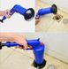 Toilet dredge GUN BLUE очиститель канализации высокого давления Плунжер для раковины высокого давления