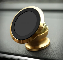 Универсальный Автомобильный магнитный держатель для телефона на 360 градусов “PHONE HOLDER”, Золотой