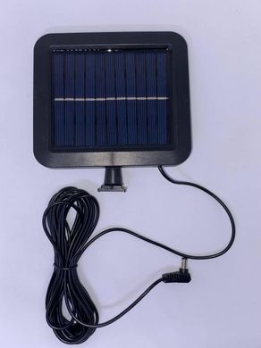 Ліхтар вуличний на сонячній батареї UKC BK-128 з датчиком руху та пультом, Черная