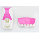 Диспенсер дозатор для зубной пасты и щеток автоматический ZGT SKY розовый, Розовый