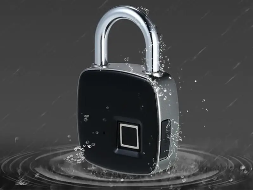 Умный биометрический замок с сканером отпечатка пальца Security Fingerprint Lock P3 Black, Черный