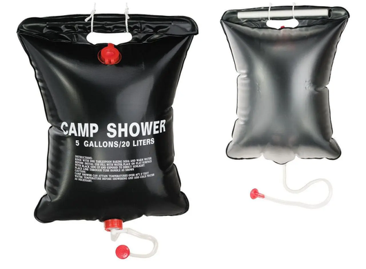 Походный туристический душ CAMP SHOWER 20 литров, дачный душ, Черный