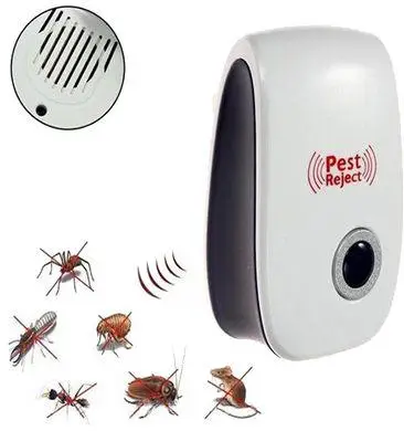 Отпугиватель грызунов и насекомых Pest Reject / Электромагнитный отпугиватель, Белый