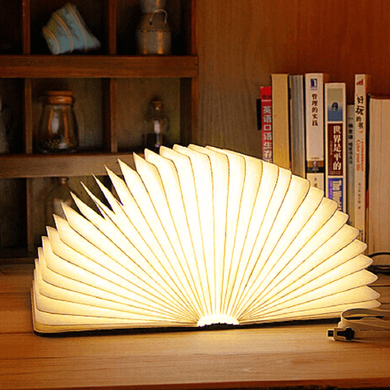 Ночник книжка,светильник-книга, VHG Foldable Book Lamp Brown