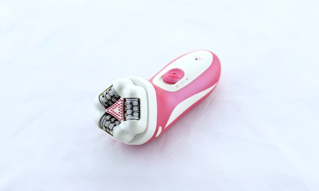 Женский эпилятор для тела 2в1 Brown MP-3099 аккумуляторный с двумя насадками, Розовый