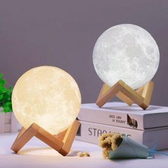 Настольный светильник луна Magic 3D Moon Light От Аккумулятора