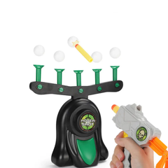 Воздушный тир детский игровой набор Hover Shot Стрельба по парящим шарикам летающие мишени, Разноцветный