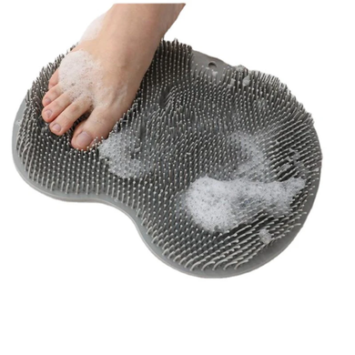 Массажный нескользящий коврик для ванной / Силиконовый коврик для ног / Настенный антискользящий коврик
