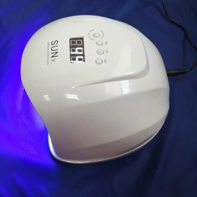LED+UV Лампа настільна для манікюру SUN X, 54 Вт, Білий