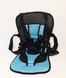 Дитяче безкаркасне автокрісло Multi Function Car Cushion / Універсальне авто крісло дитині до 25 кг / Зручне автомобільне крісло, Червоний