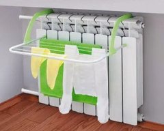 Сушилка для одежды на батарею 5534 см съемная Fold Clothes Shelf зеленая