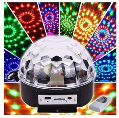 Светодиодный Диско-шар с встроенной беспроводной колонкой LED Magic Ball Light mp3