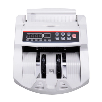 Машинка для рахунку грошей Bill Counter 2089/7089 з детектором UV та виносним дисплеєм, Білий