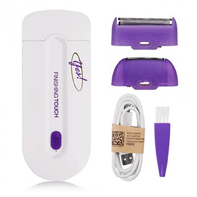 Депилятор, эпилятор, бритва, женский триммер Finishing Touch Pro 2в1 Бело/Фиолетовый, Белый