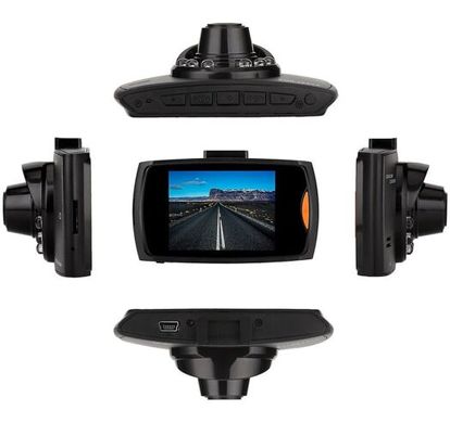 Автомобильный Видеорегистратор DVR G30 FHD 1080P с дисплеем 2.7 дюйма и поворотным экраном, Черный