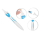 Прибор для чистки ушей Smart Swab / Многоразовая палочка - ухочистка, Голубой