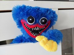 Хаги Ваги Мягкая игрушка (Huggy Wuggy) Masyasha обнимашка монстрик с липучками на руках 40см Синий, Синие