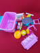 Детский игровой набор Happy Chef / Детская Закусочная с тележкой, Розовый