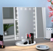 Настільне складне потрійне косметичне дзеркало для макіяжу з підсвічуванням LED Magik 22 LED Біле, Білий