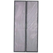 Антимоскитная сетка на магнитах Magic Mesh 210х100 см / Москитная штора на дверь / Защитная шторка от комаров, Черный