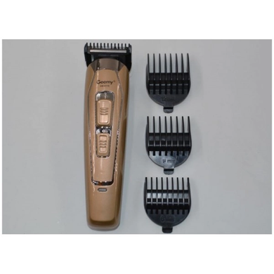 Профессиональная машинка для стрижки волос Gemei GM 6115 Золотистая/Аккумуляторный мужской триммер для стрижки, Золотой