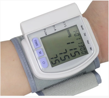 Цифровий тонометр на зап'ясті Automatic Blood Pressure Monitor СК-102, серый