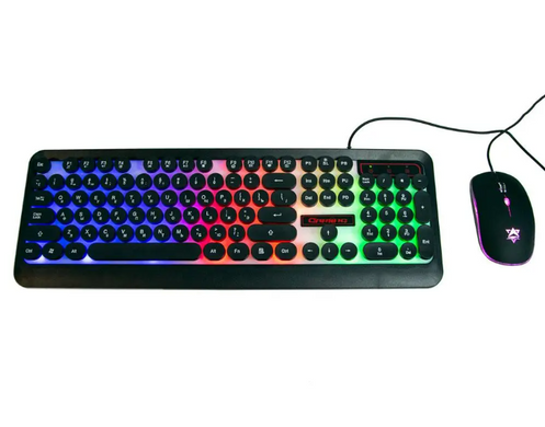 Компьютерная клавиатура + геймерская мышь с подсветкой HK3970