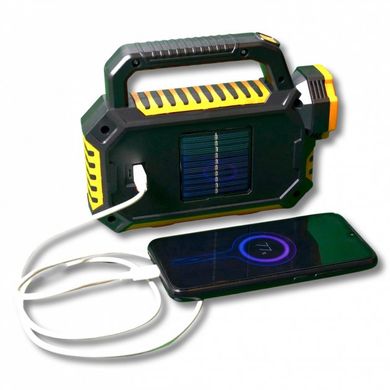 Фонарь-прожектор 2в1 аккумуляторный 2800 мАч, с USB-зарядкой и PowerBank, HS-8029, Черный