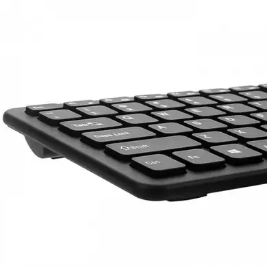 Клавиатура беспроводная и мышка wireless WI-1214 / Комплект клавиатура + мышь, Черный