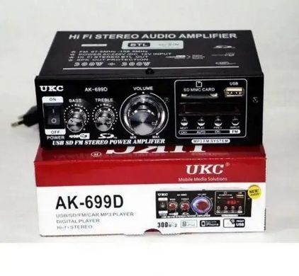 Стерео усилитель UKC AK-699D c USB, SD, FM