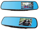 Відеореєстратор-дзеркало Vehicle Blackbox DVR Full HD 1080 із двома камерами чорний, Черный